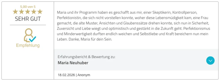 Bewertung bei ProvenExpert vom 18.02.2026 – fünf von fünf Sternen