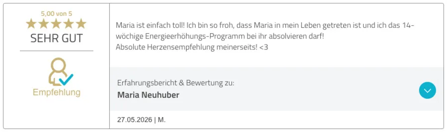 Bewertung bei ProvenExpert vom 27.05.2026 – fünf von fünf Sternen