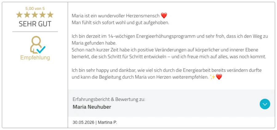 Bewertung bei ProvenExpert vom 30.05.2026 – fünf von fünf Sternen