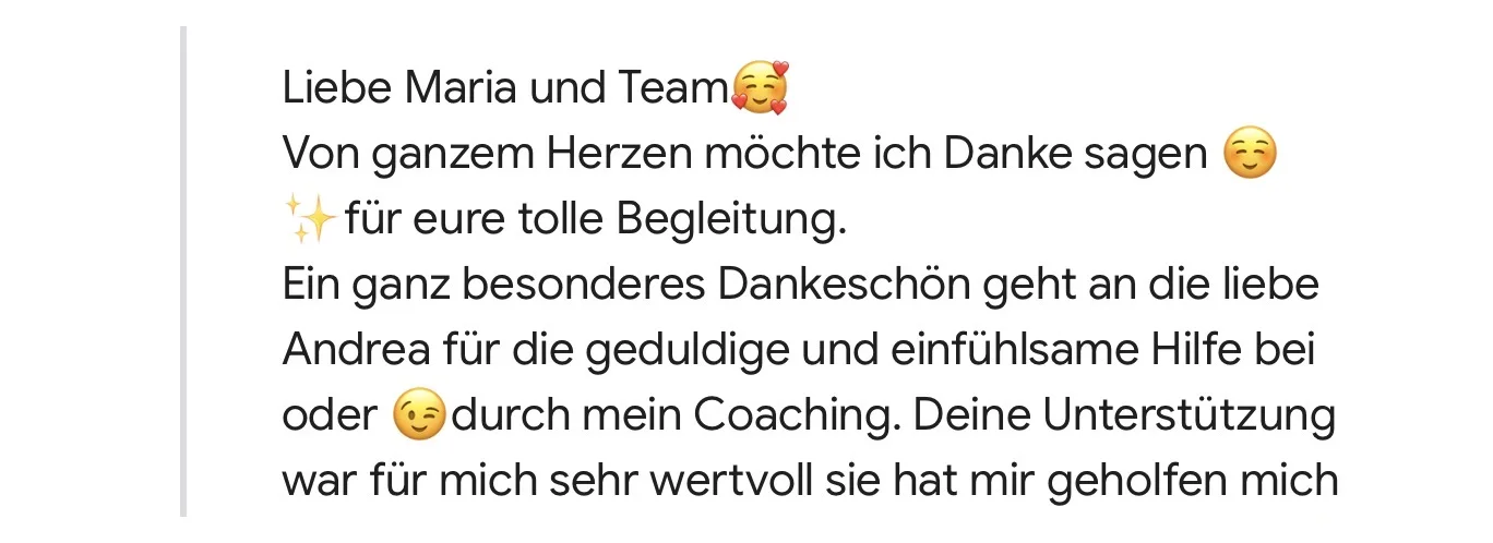 Bewertung von Petra auf Google